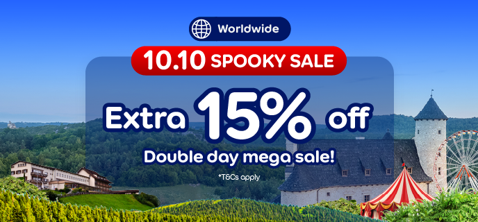 Agoda - 10.10 Spooky Sale – Avail Extra 15% Discount