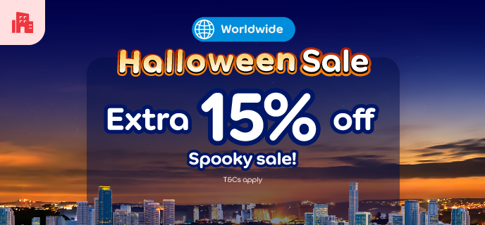 Agoda - Halloween Sale – Additional 15% OFF