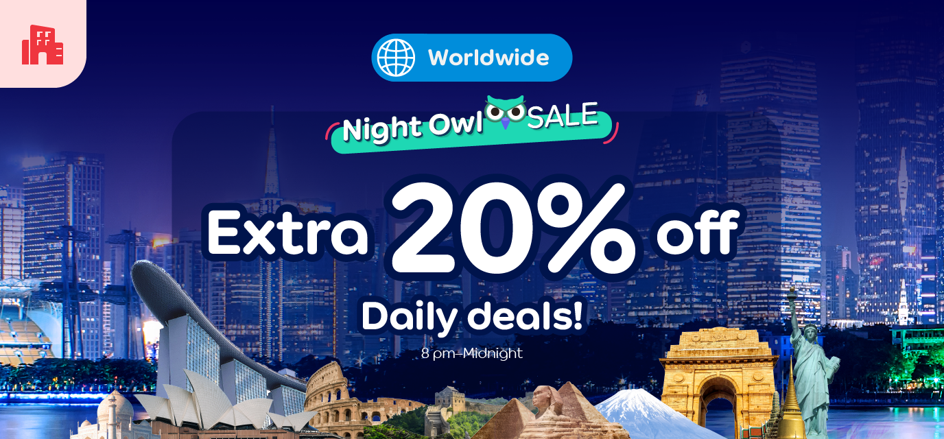 Agoda - Night Owl Sale – Up to 20% OFF