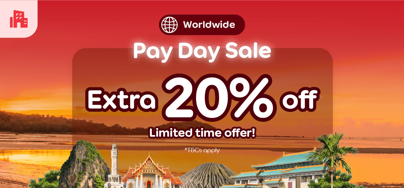 Agoda - Pay Day Sale – Get Extra 20% discount